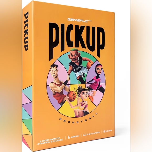 Other - Pickup Basketball Card Game - Orange